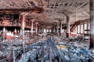 detroit decay2 300x198 - IT Services Markets Crumble~Driving Detroit's Rut