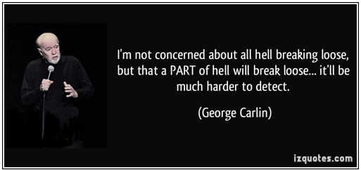 George Carlin - So now that we admit we have a problem Part 2
