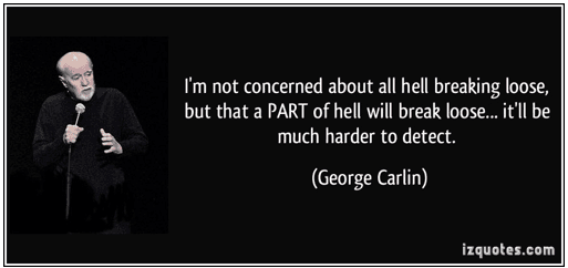 George Carlin - So now that we admit we have a problem Part 2